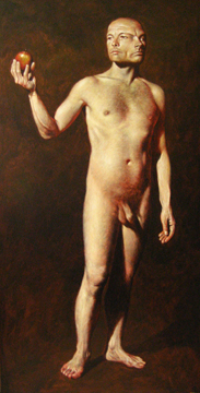 „Adam“ 2009 Öl/Leinwand 180 × 90 cm
