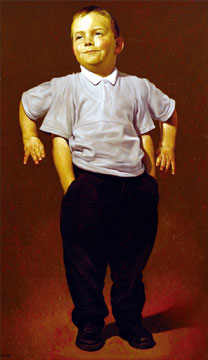 „Junge“ 1990 Öl/Leinwand 51 × 30,5 cm