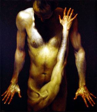 „Selbst“ 1992 Öl/Leinwand 46 × 39,5 cm