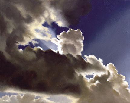„Himmelsstück“ 1998 Öl/Leinwand 24 × 30 cm